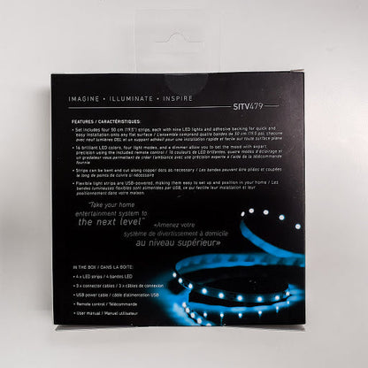 SHARPER IMAGE LED Strip Lights - SITV479