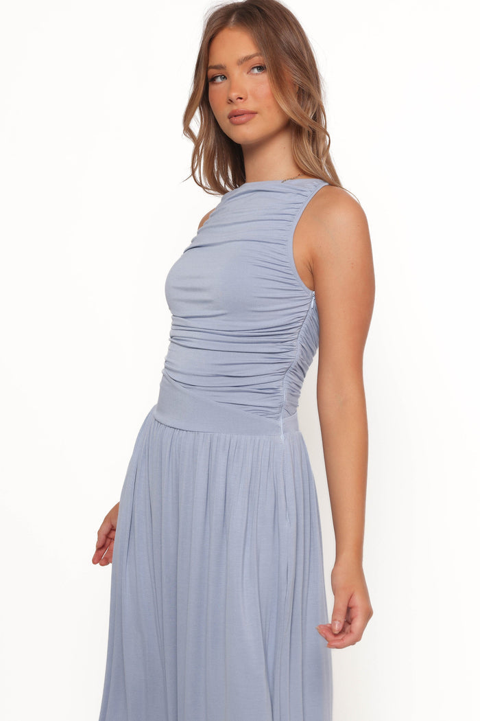 Petal and Pup USA DRESSES Shirley Maxi Dress - Blue