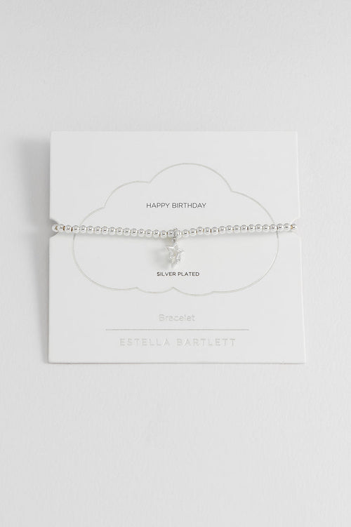 Sienna Beaded Interlinked Star Charm Bracelet