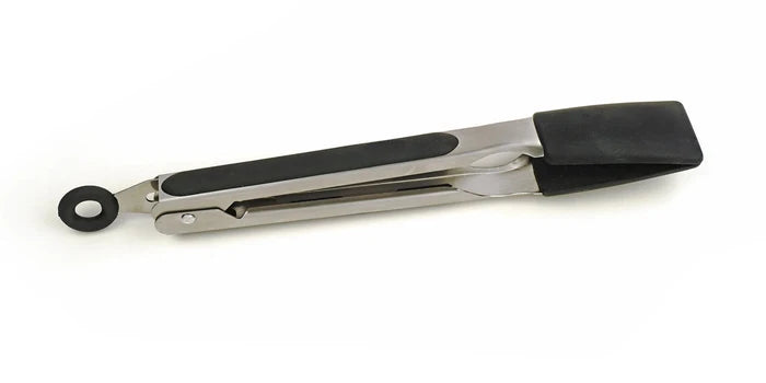 Silicone Tip Tongs - Black