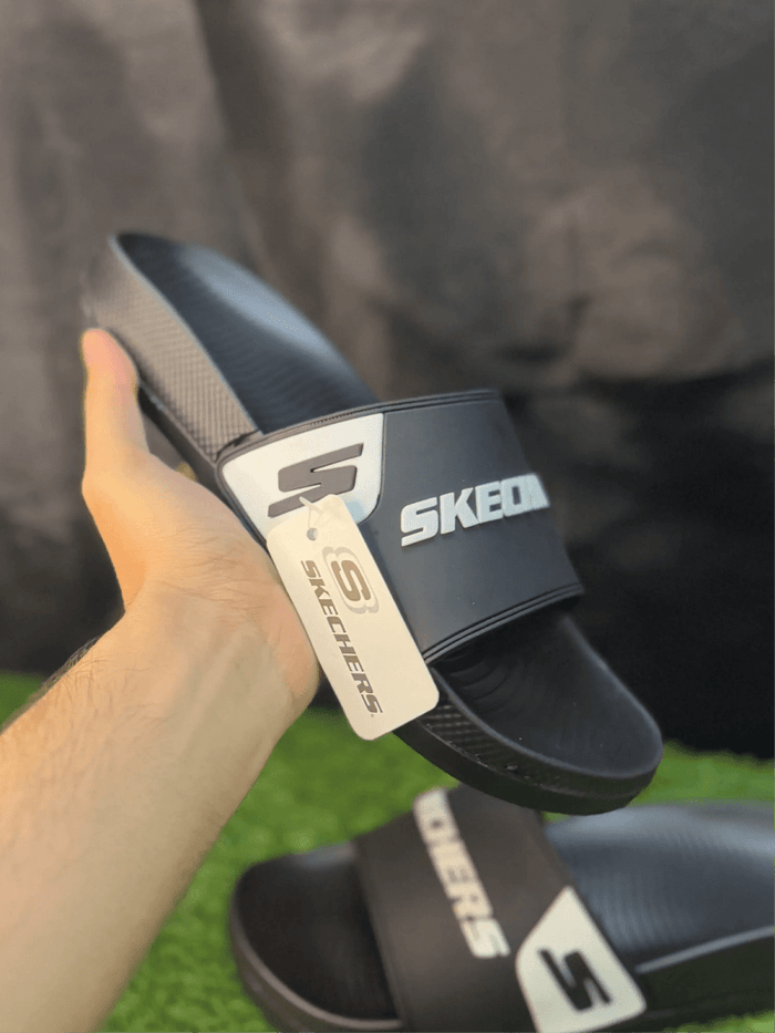 SKECHERS PREMIUM SLIDES | SOFT AND MEDICATED | “SPECIALLY MADE FOR FOOT PAIN RELIEF” - Lavish steps