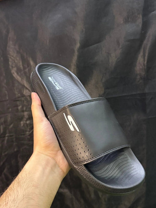 SKECHERS PURE BLACK IMPORTED | HYPER BURST MEDICATED SOLE | “WITH INNER PADDING” - Lavish steps