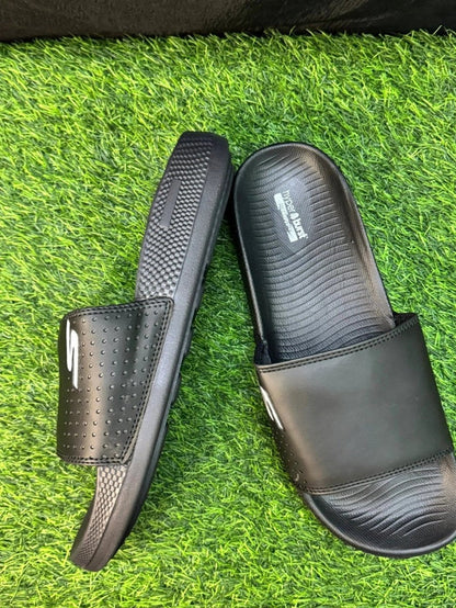 SKECHERS PURE BLACK IMPORTED | HYPER BURST MEDICATED SOLE | “WITH INNER PADDING” - Lavish steps