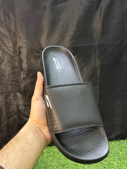 SKECHERS PURE BLACK IMPORTED | HYPER BURST MEDICATED SOLE | “WITH INNER PADDING” - Lavish steps
