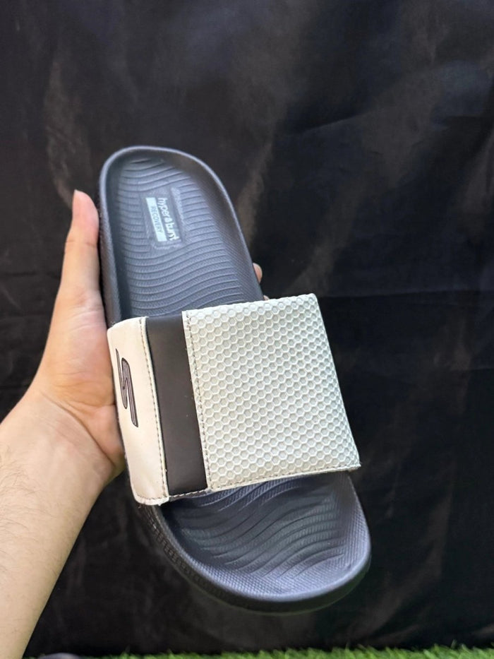SKECHERS WHITE N BLACK IMPORTED | HYPER BURST MEDICATED SOLE | “WITH INNER PADDING” - Lavish steps