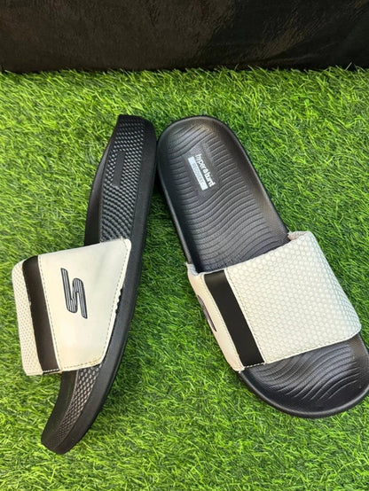 SKECHERS WHITE N BLACK IMPORTED | HYPER BURST MEDICATED SOLE | “WITH INNER PADDING” - Lavish steps