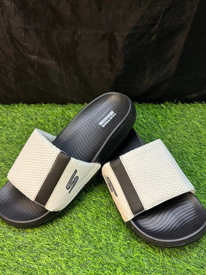 SKECHERS WHITE N BLACK IMPORTED | HYPER BURST MEDICATED SOLE | “WITH INNER PADDING” - Lavish steps
