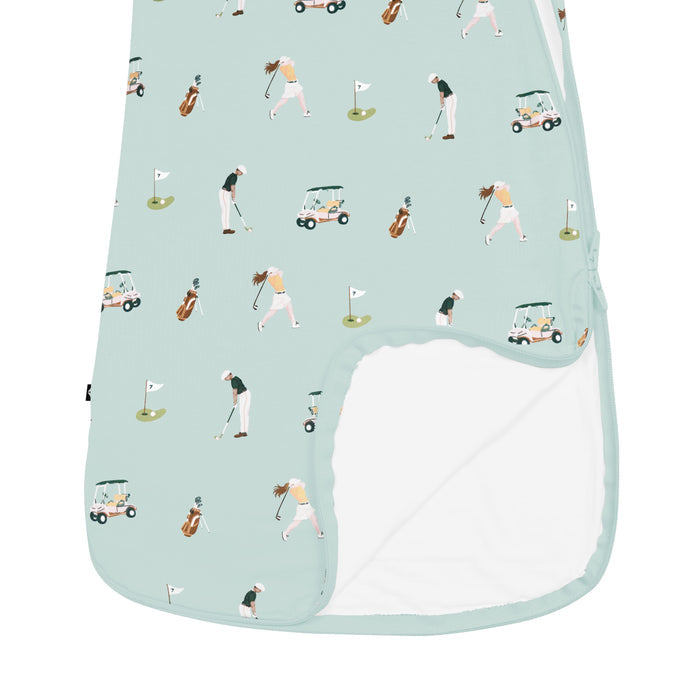 Sleep Bag in Golf 0.5 showing unzipped