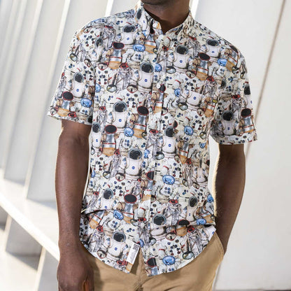 RSVLTS Smithsonian Short Sleeve Shirt Smithsonian Air and Space "Suit Up" – KUNUFLEX Short Sleeve Shirt