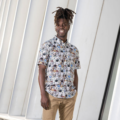 RSVLTS Smithsonian Short Sleeve Shirt Smithsonian Air and Space "Suit Up" – KUNUFLEX Short Sleeve Shirt