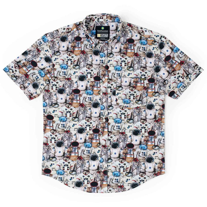 RSVLTS Smithsonian Short Sleeve Shirt Smithsonian Air and Space "Suit Up" – KUNUFLEX Short Sleeve Shirt