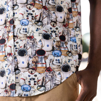 RSVLTS Smithsonian Short Sleeve Shirt Smithsonian Air and Space "Suit Up" – KUNUFLEX Short Sleeve Shirt