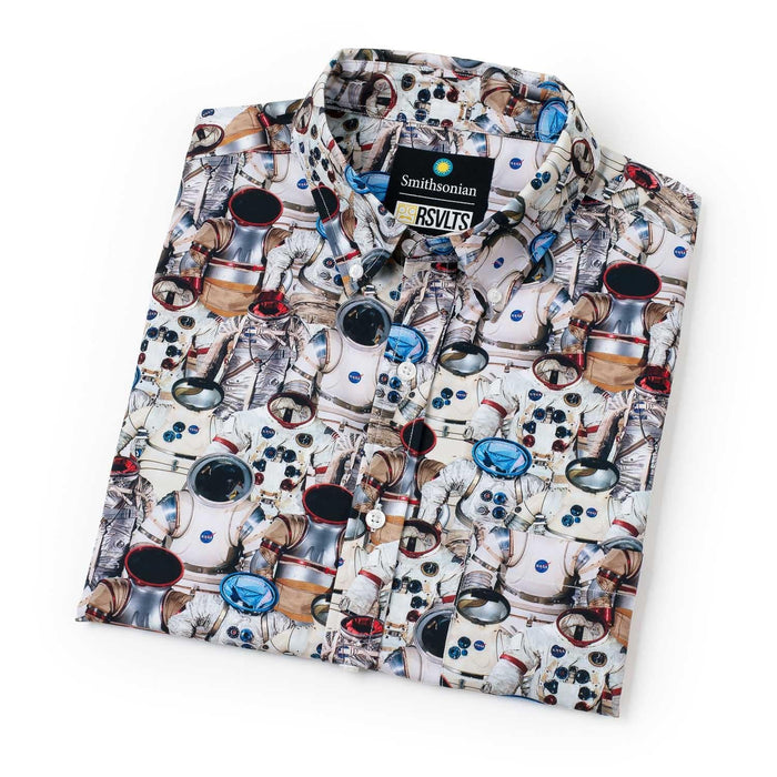 RSVLTS Smithsonian Short Sleeve Shirt Smithsonian Air and Space "Suit Up" – KUNUFLEX Short Sleeve Shirt