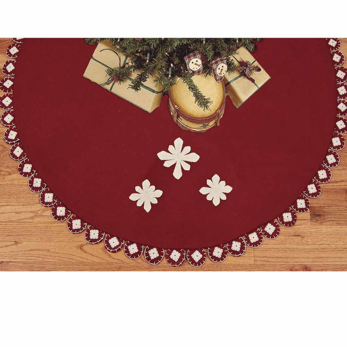 Snowflakes Tree Skirt