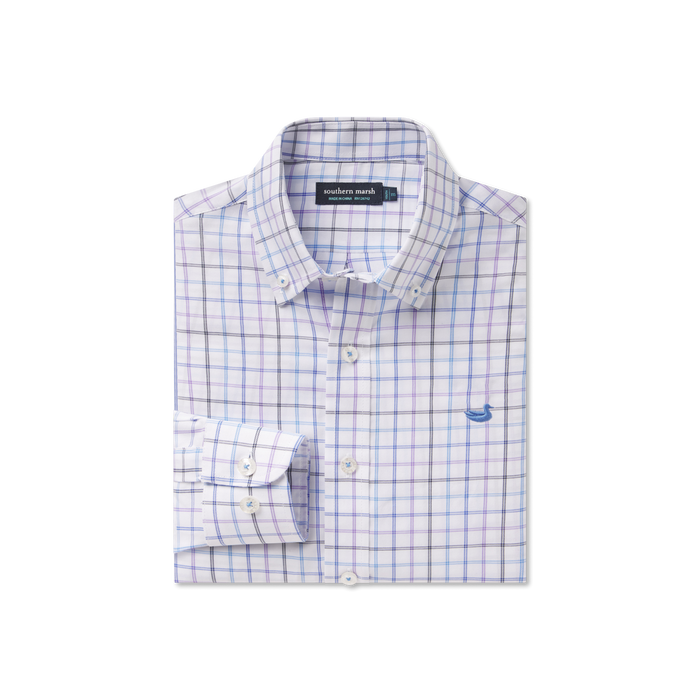 Southern Marsh - Youth Chateau Windowpane Dress Shirt