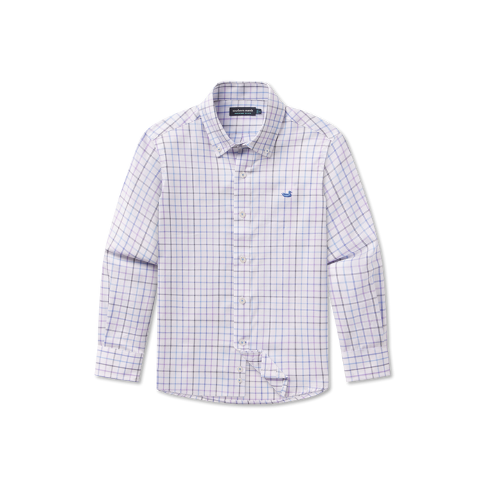 Southern Marsh - Youth Chateau Windowpane Dress Shirt