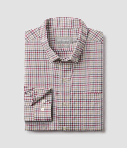 Southern Shirt Co. - Samford Check LS - Aquaverde