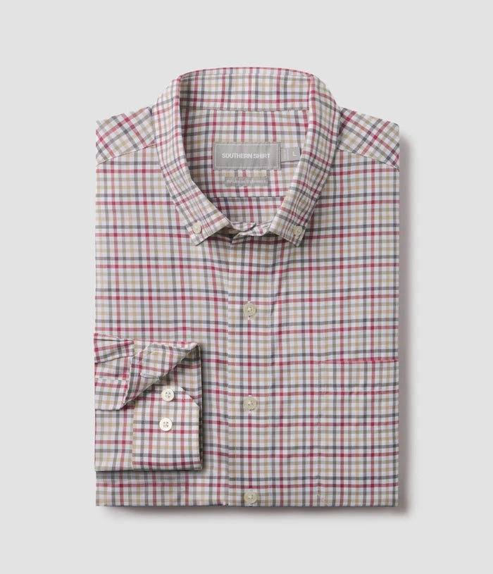 Southern Shirt Co. - Samford Check LS - Aquaverde