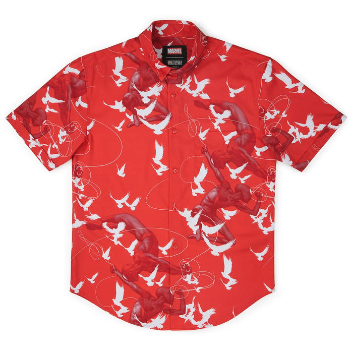 RSVLTS Marvel Short Sleeve Shirt Spider-Man "Frequent-Flyer Miles & Peter" – KUNUFLEX Short Sleeve Shirt Spider-Man "Frequent-Flyer Miles & Peter" – KUNUFLEX Short Sleeve Shirt