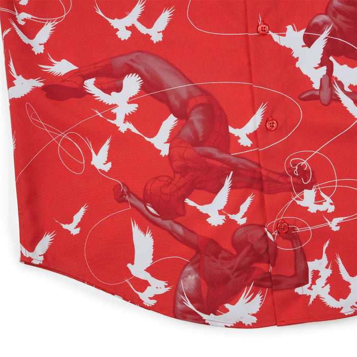 RSVLTS Marvel Short Sleeve Shirt Spider-Man "Frequent-Flyer Miles & Peter" – KUNUFLEX Short Sleeve Shirt Spider-Man "Frequent-Flyer Miles & Peter" – KUNUFLEX Short Sleeve Shirt