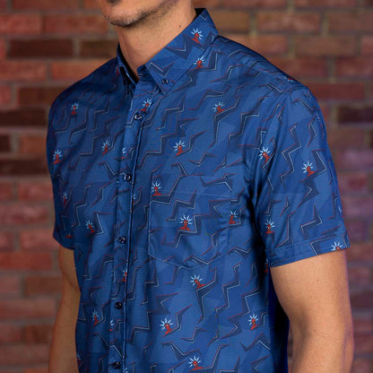 RSVLTS Marvel Short Sleeve Shirt Spider-Man "High Alert" – KUNUFLEX Short Sleeve Shirt Spider-Man "High Alert" – KUNUFLEX Short Sleeve Shirt