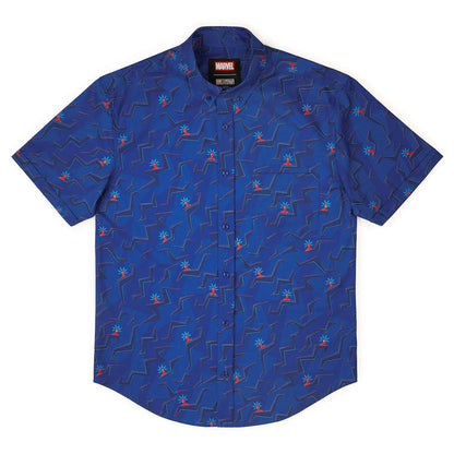 RSVLTS Marvel Short Sleeve Shirt Spider-Man "High Alert" – KUNUFLEX Short Sleeve Shirt Spider-Man "High Alert" – KUNUFLEX Short Sleeve Shirt