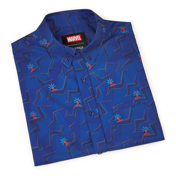 RSVLTS Marvel Short Sleeve Shirt Spider-Man "High Alert" – KUNUFLEX Short Sleeve Shirt Spider-Man "High Alert" – KUNUFLEX Short Sleeve Shirt