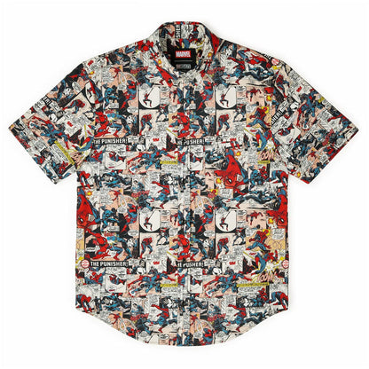 RSVLTS Marvel Short Sleeve Shirt Spider-Man "Punishing Panels" – KUNUFLEX Short Sleeve Shirt Spider-Man "Punishing Panels" – KUNUFLEX Short Sleeve Shirt