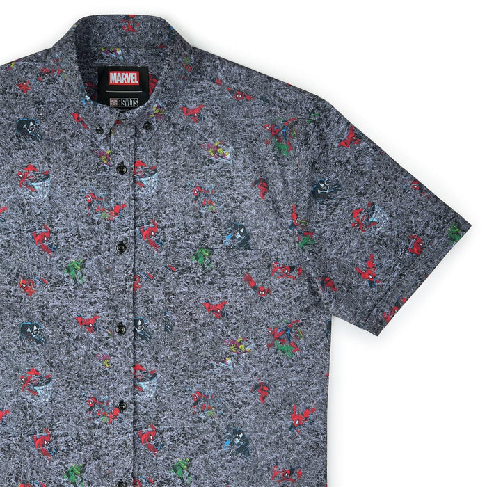 RSVLTS XS Marvel Short Sleeve Shirt Spider-Man "Tensile Torment" – KUNUFLEX Short Sleeve Shirt Spider-Man "Tensile Torment" – KUNUFLEX Short Sleeve Shirt