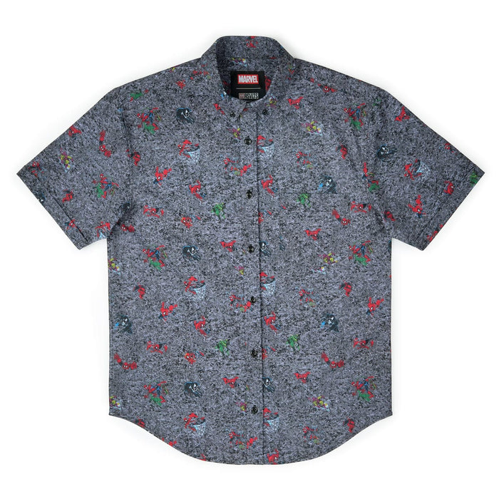 RSVLTS Marvel Short Sleeve Shirt Spider-Man "Tensile Torment" – KUNUFLEX Short Sleeve Shirt Spider-Man "Tensile Torment" – KUNUFLEX Short Sleeve Shirt