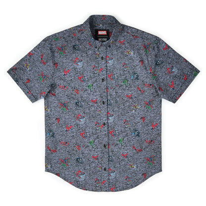RSVLTS Marvel Short Sleeve Shirt Spider-Man "Tensile Torment" – KUNUFLEX Short Sleeve Shirt Spider-Man "Tensile Torment" – KUNUFLEX Short Sleeve Shirt