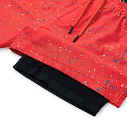 RSVLTS RSVLTS DMT Training Shorts Splat Damon (Infrared) – V1 Lined Training Shorts Splat Damon (Infrared) – V1 Lined Training Shorts