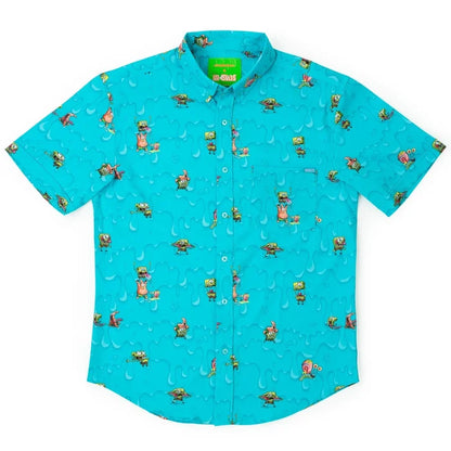 RSVLTS Nickelodeon Short Sleeve Shirt Spongebob "Trippy Bobs" (Light Blue) – KUNUFLEX Short Sleeve Shirt (Wholesale Exclusive)