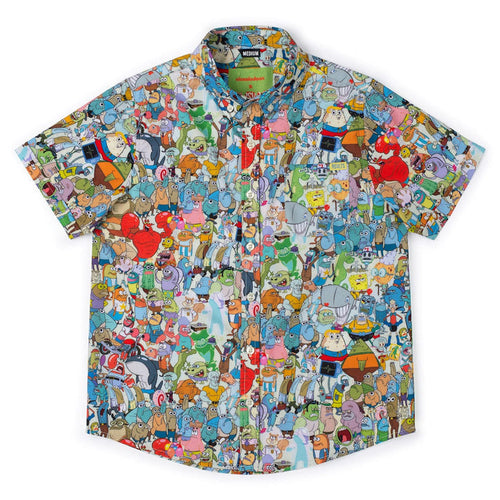 RSVLTS XS Nickelodeon Youth Short Sleeve Shirt Spongebob "Welcome to Bikini Bottom" – Youth KUNUFLEX Short Sleeve Shirt Spongebob "Welcome to Bikini Bottom" – Youth KUNUFLEX Short Sleeve Shirt
