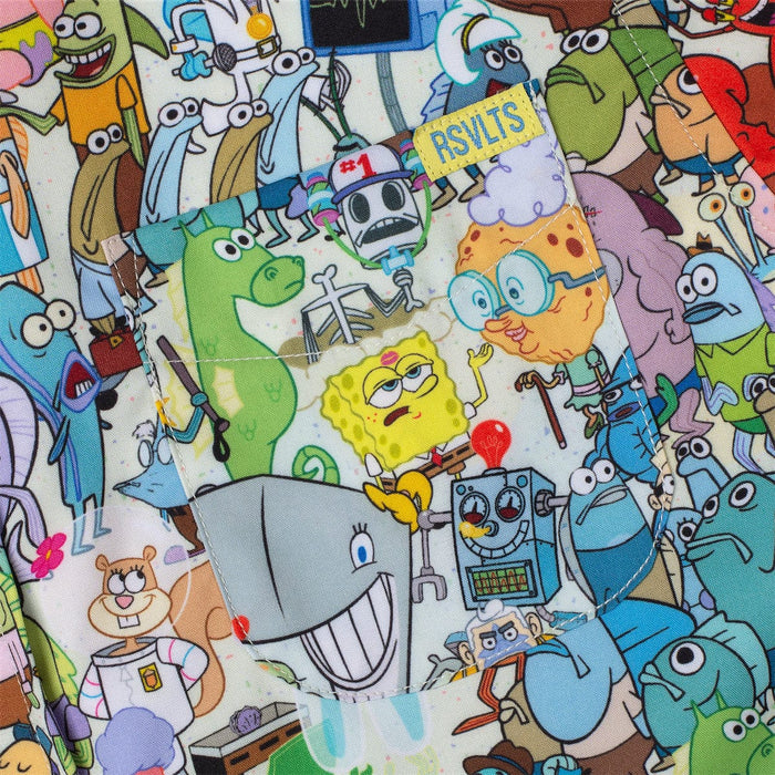 RSVLTS Nickelodeon Youth Short Sleeve Shirt Spongebob "Welcome to Bikini Bottom" – Youth KUNUFLEX Short Sleeve Shirt Spongebob "Welcome to Bikini Bottom" – Youth KUNUFLEX Short Sleeve Shirt