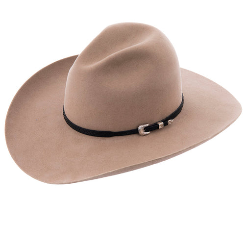 SST Narrow Exotic Python Hatband w/SS Engraved Buckle