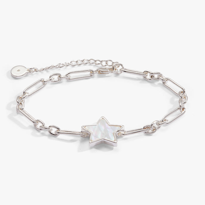 Star Mother of Pearl Adjustable Bracelet