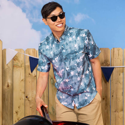 RSVLTS RSVLTS Short Sleeve Shirt Star-Spangled Banger – KUNUFLEX Short Sleeve Shirt Star-Spangled Banger – KUNUFLEX Short Sleeve Shirt