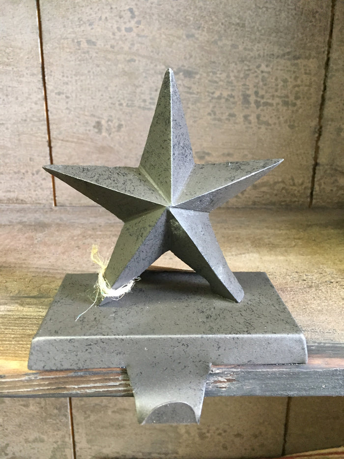 Star Stocking Holder - Black