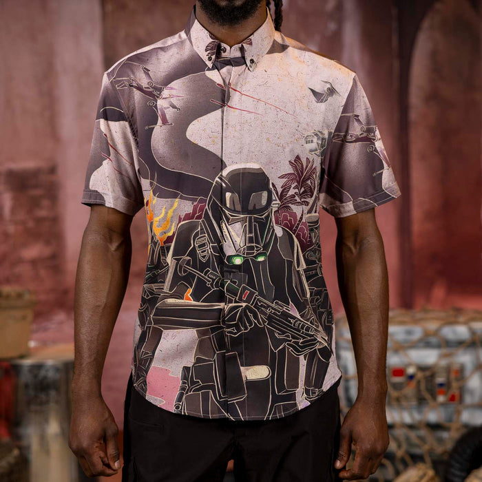 RSVLTS Star Wars Short Sleeve Shirt Star Wars™ "Death on the Dunes" – KUNUFLEX Short Sleeve Shirt Star Wars™ "Death on the Dunes" – KUNUFLEX Short Sleeve Shirt