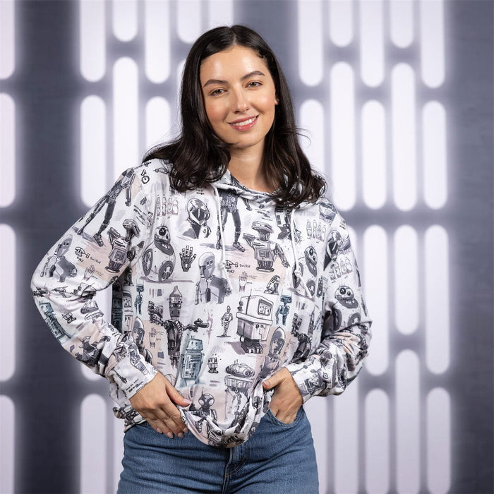 RSVLTS Star Wars Performance Hoodie Star Wars™ "Droid Drawings" – Performance Hoodie Star Wars™ "Droid Drawings" – Performance Hoodie