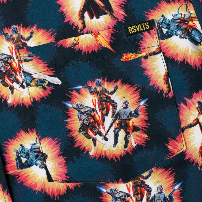 RSVLTS RSVLTS Star Wars™ The Mandalorian™ “A Real Mandalorian Hero" – KUNUFLEX Short Sleeve Shirt
