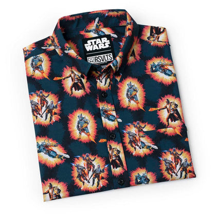 RSVLTS RSVLTS Star Wars™ The Mandalorian™ “A Real Mandalorian Hero" – KUNUFLEX Short Sleeve Shirt