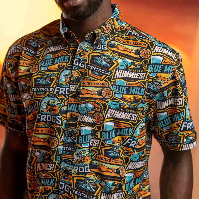 RSVLTS Star Wars Star Wars™ The Mandalorian™ “Mandolicious” – KUNUFLEX Short Sleeve Shirt