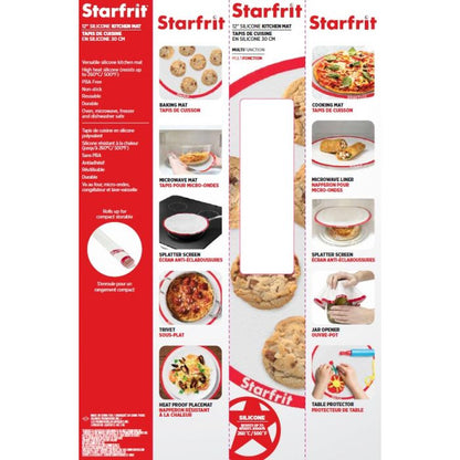 STARFRIT 12" Silicone Round Kitchen Mat - 0928370060000