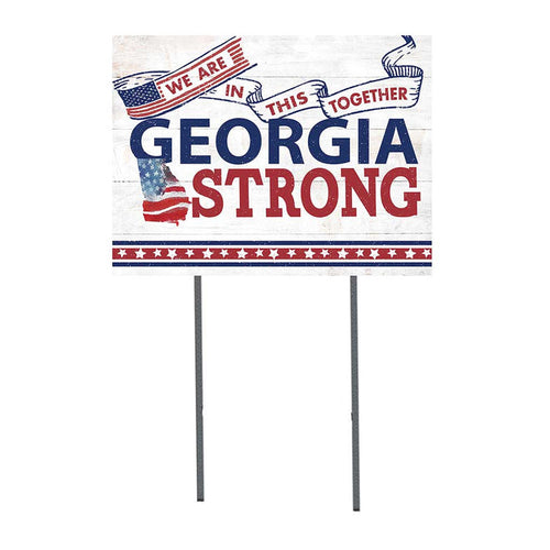 State Strong Lawn Sign Georgia