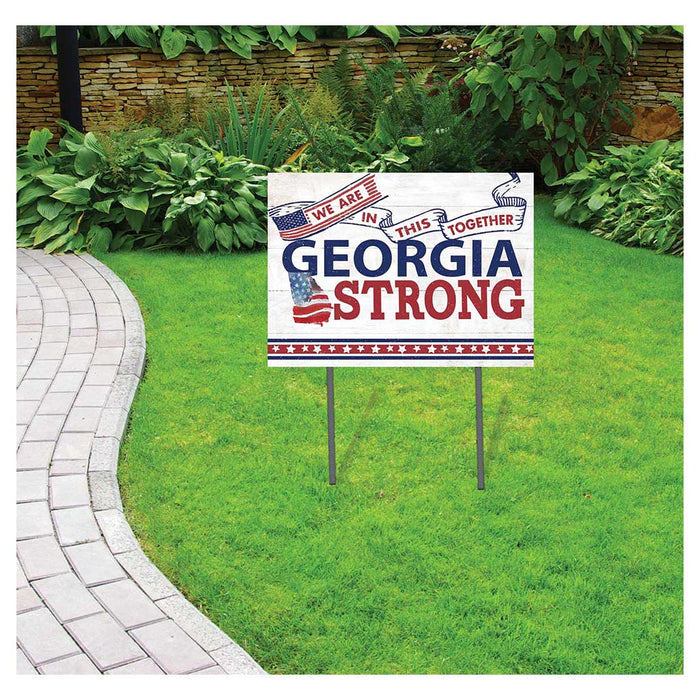 State Strong Lawn Sign Georgia