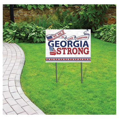 State Strong Lawn Sign Georgia
