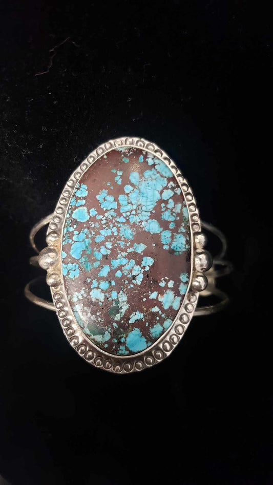 Sterling Silver Turquoise Cuff