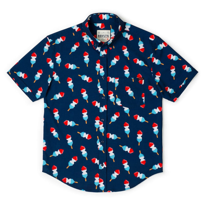 RSVLTS RSVLTS Short Sleeve Shirt Steve Pops & Freedom – KUNUFLEX Short Sleeve Shirt
